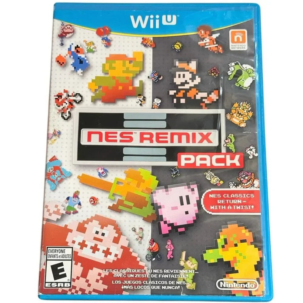 NES Remix Pack (Nintendo Wii U, 2014) CIB - Disc & Insert Tested Authentic